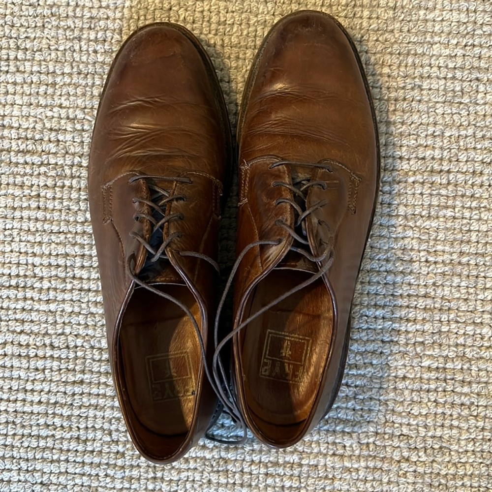 Frye size 12 men’s brown leather shoes